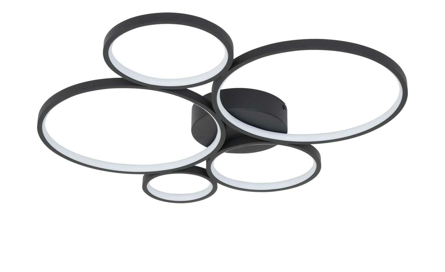 Trio LED-Deckenleuchte, Kreise, schwarz – Bild 2