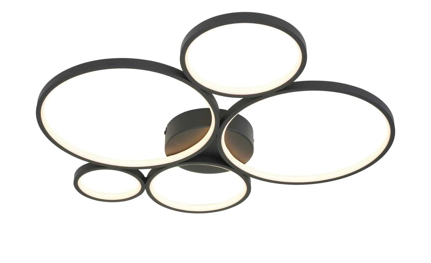 Trio LED-Deckenleuchte, Kreise, schwarz – Bild 5