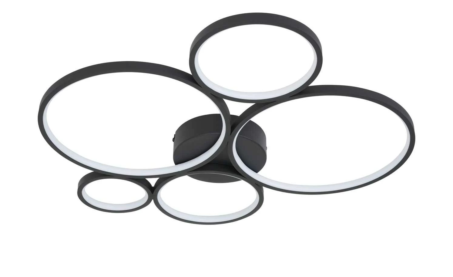 Trio LED-Deckenleuchte, Kreise, schwarz – Bild 6