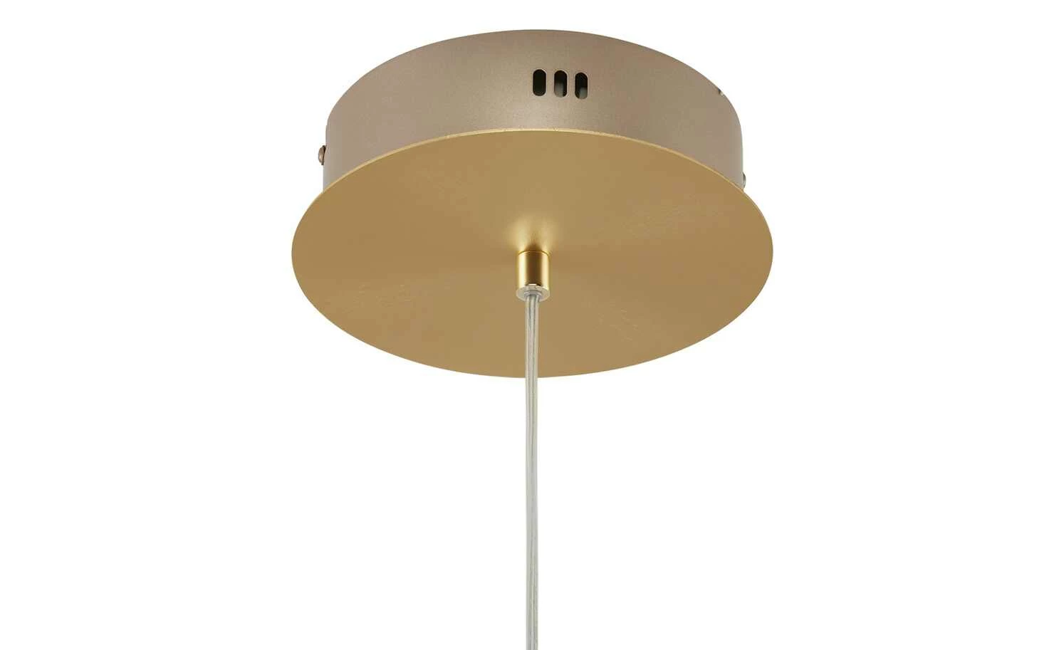 Trio LED-Pendelleuchte messing matt, geschwungen | messingfarben – Bild 6