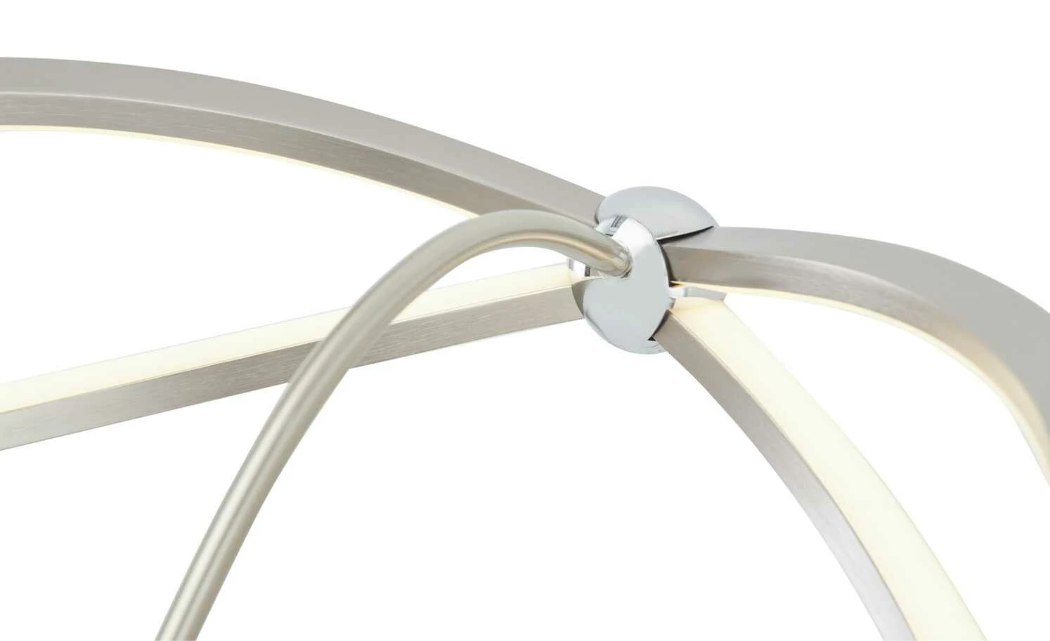 Trio LED-Tischleuchte, Nickel-matt, geschwungen | silberfarben – Bild 6