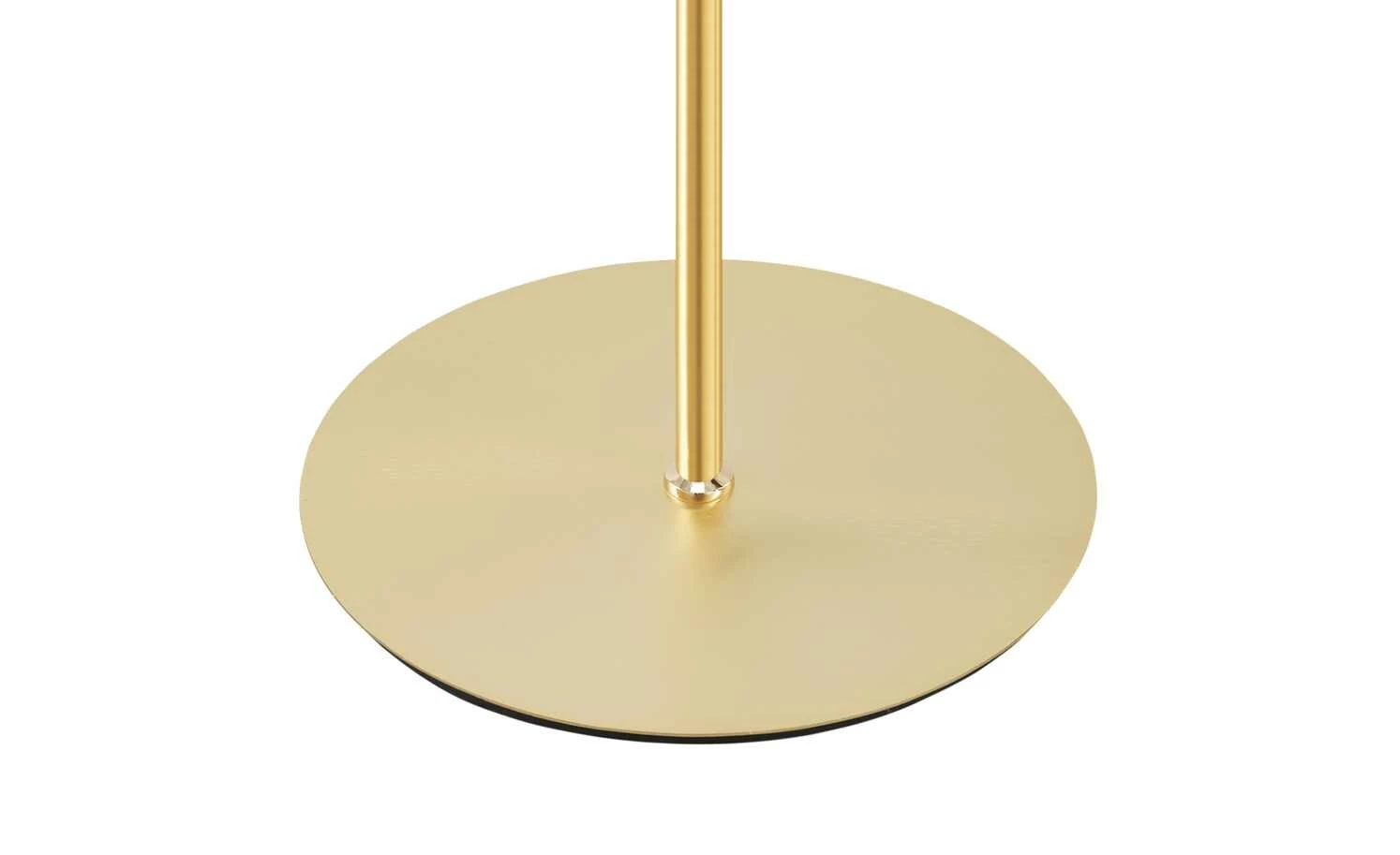 Trio LED-Stehleuchte, messing-matt, geschwungen | messingfarben – Bild 6