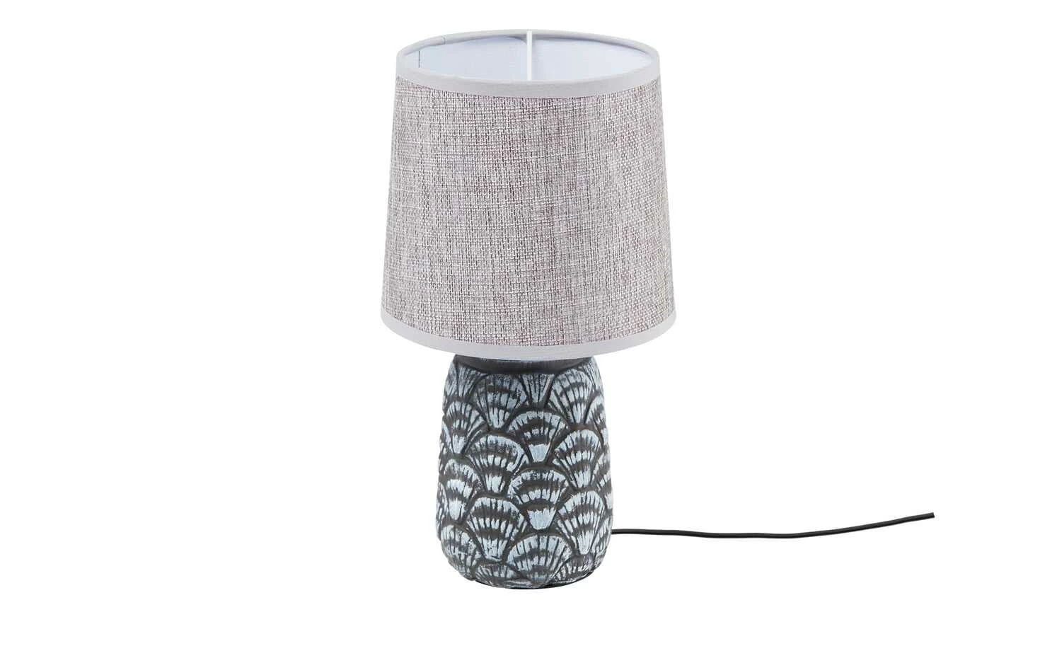 for friends Keramik-Tischleuchte, 1-flammig, grau ´Muschel´ – Bild 2