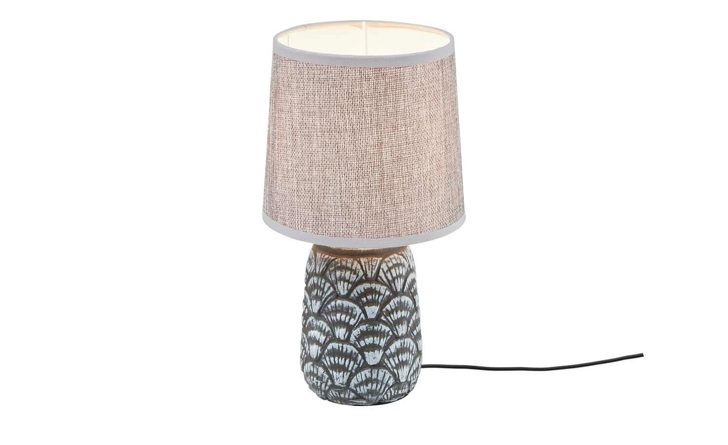 for friends Keramik-Tischleuchte, 1-flammig, grau ´Muschel´ – Bild 3