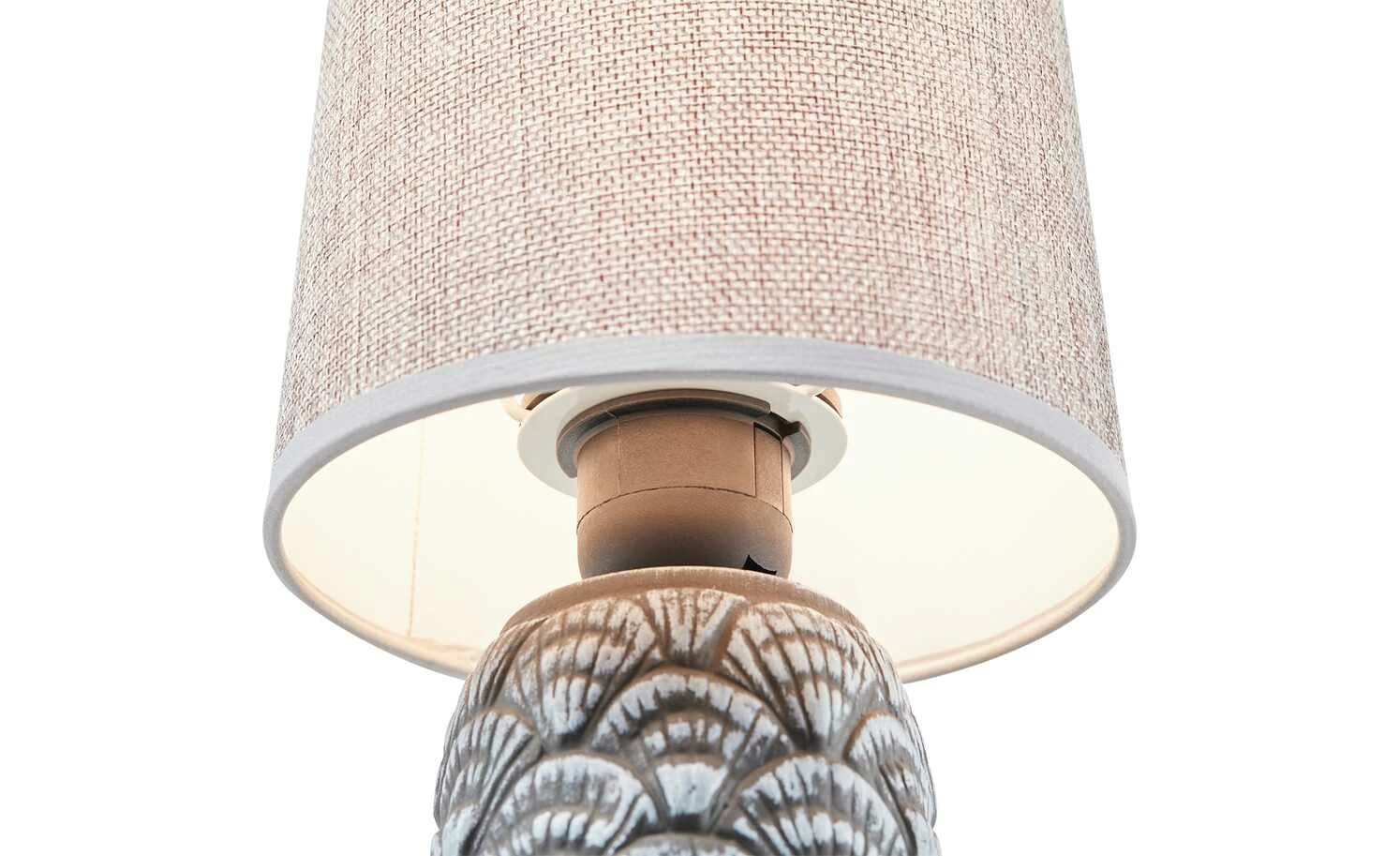 for friends Keramik-Tischleuchte, 1-flammig, grau ´Muschel´ – Bild 6