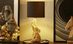 for friends Tischleuchte, 1-flammig, goldfarben `Elefant´