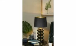 HOME STORY Tischleuchte, 1-flammig, schwarz/gold