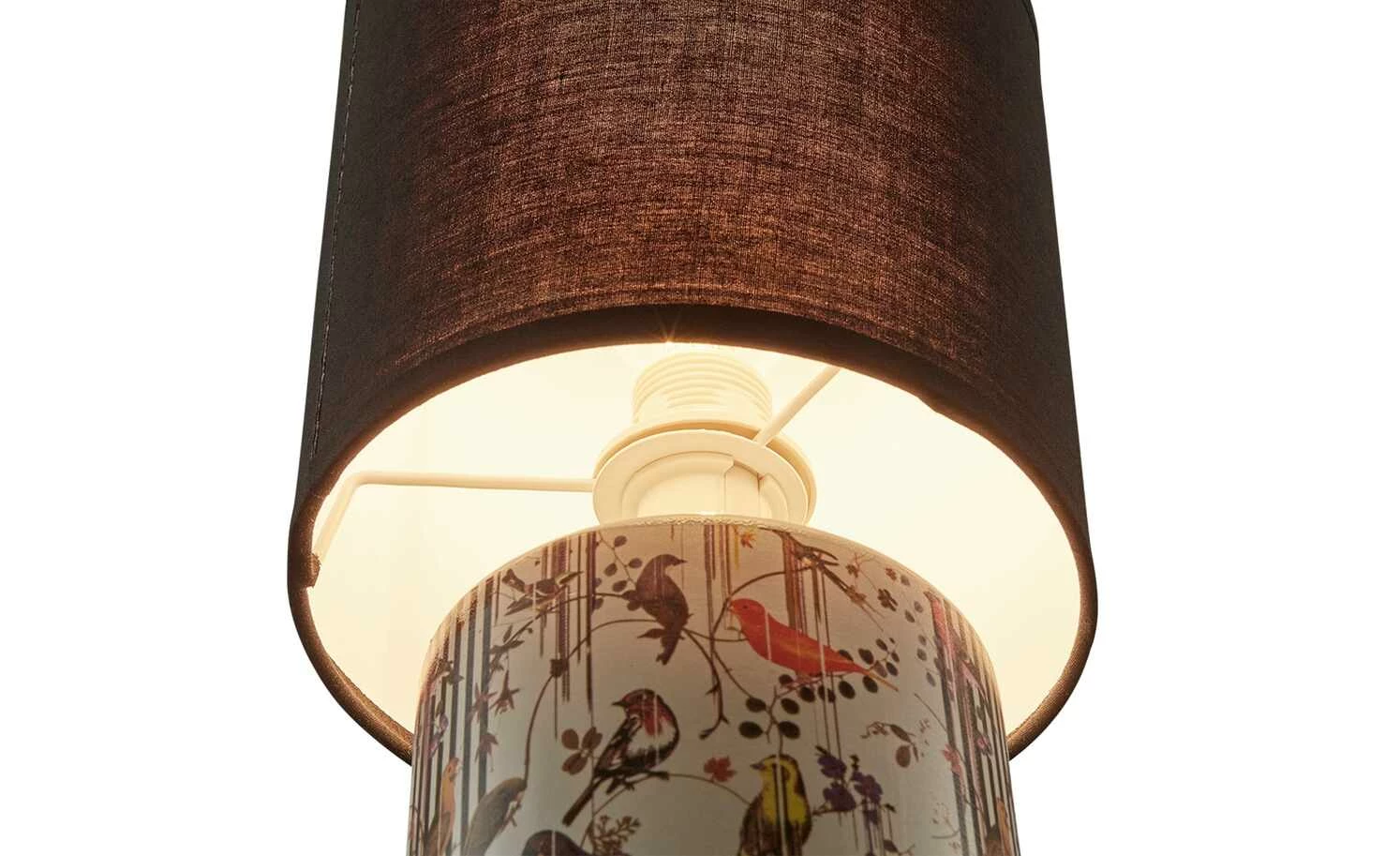 for friends Keramik-Tischleuchte, 1-flammig, schwarz ´Vögel´ klein – Bild 4