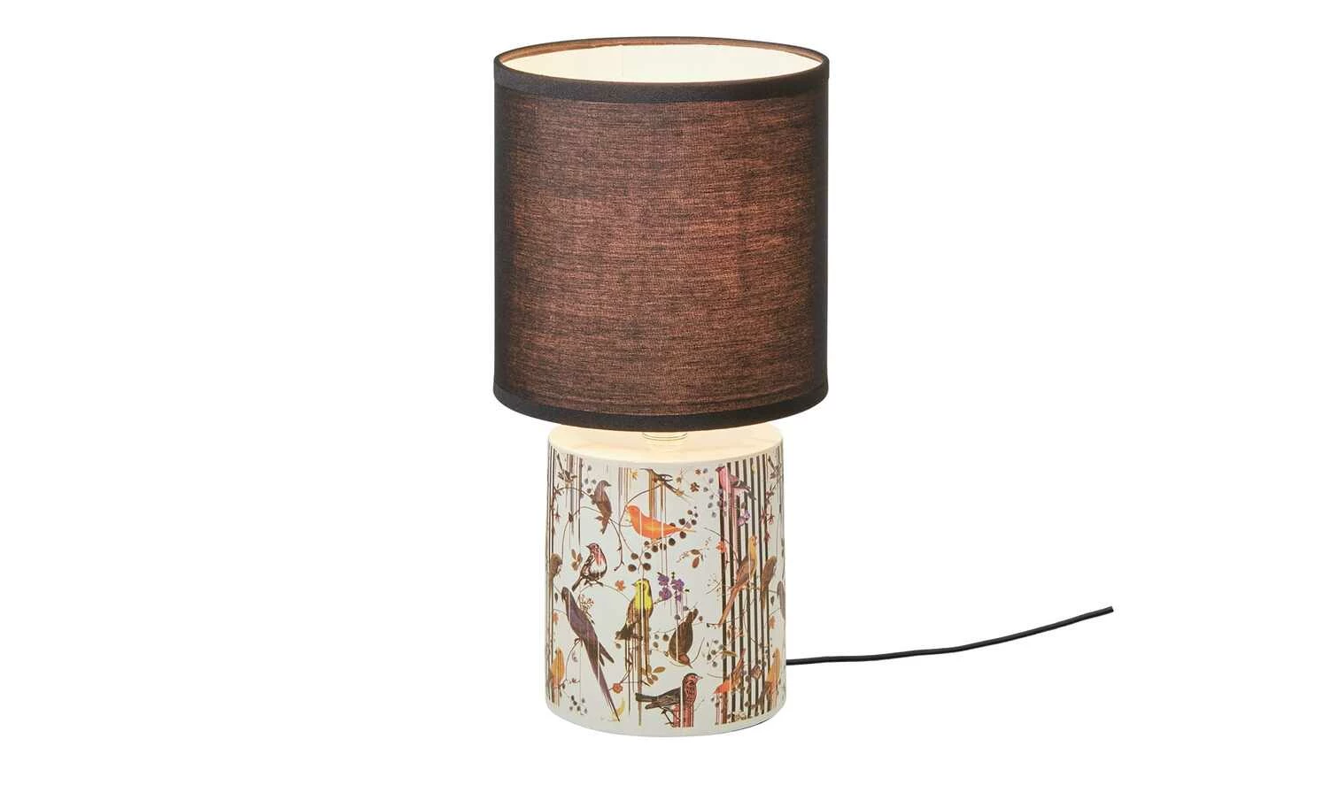 for friends Keramik-Tischleuchte, 1-flammig, schwarz ´Vögel´ klein – Bild 6