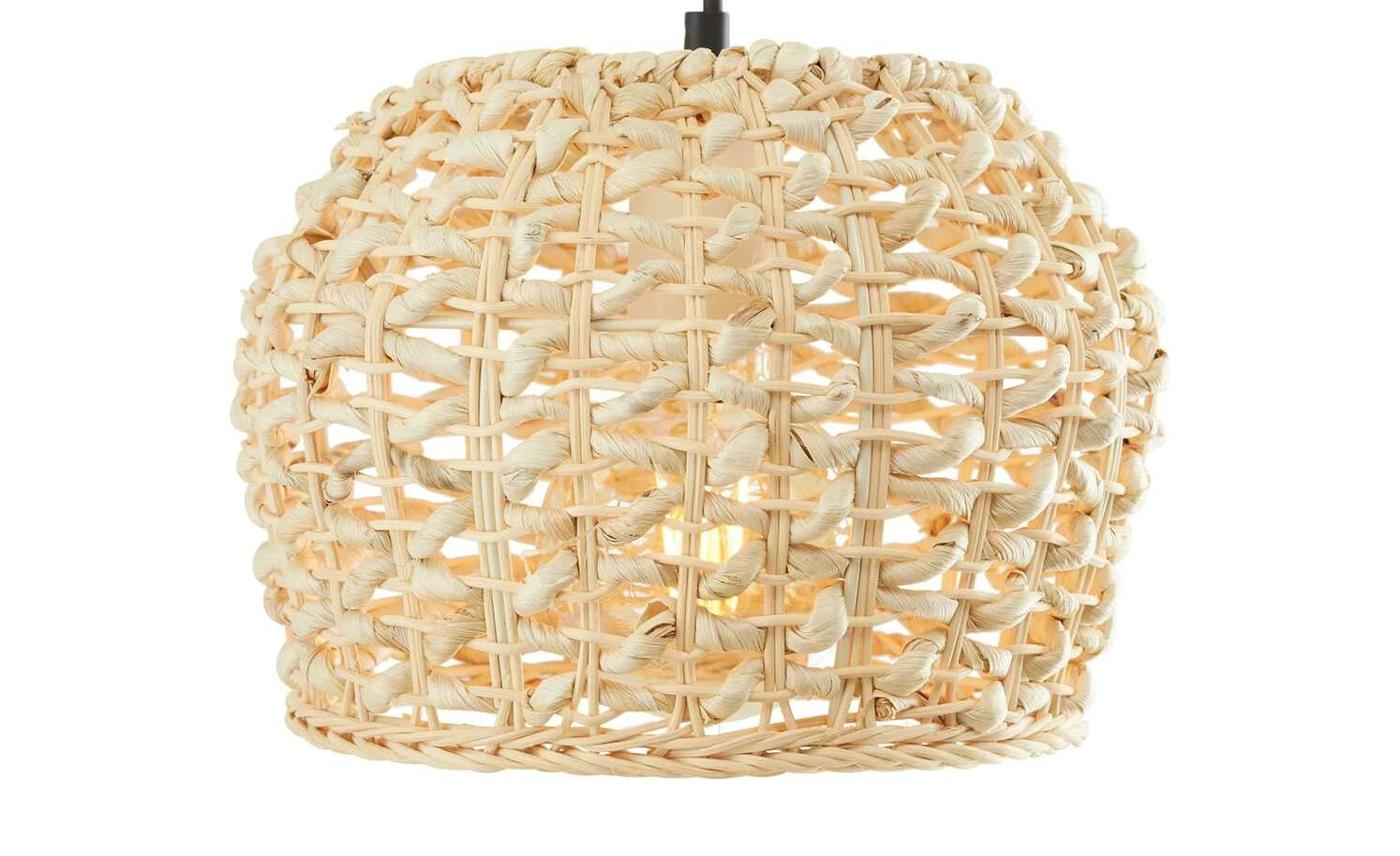HOME STORY Rattan-Pendelleuchte, 3-flammig – Bild 3