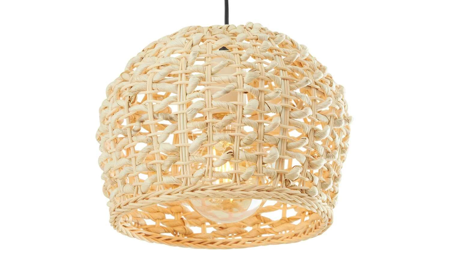 HOME STORY Rattan-Pendelleuchte, 3-flammig – Bild 5