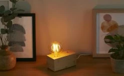 for friends Tischleuchte, 1-flammig, `Bambus -Block´ | Holz