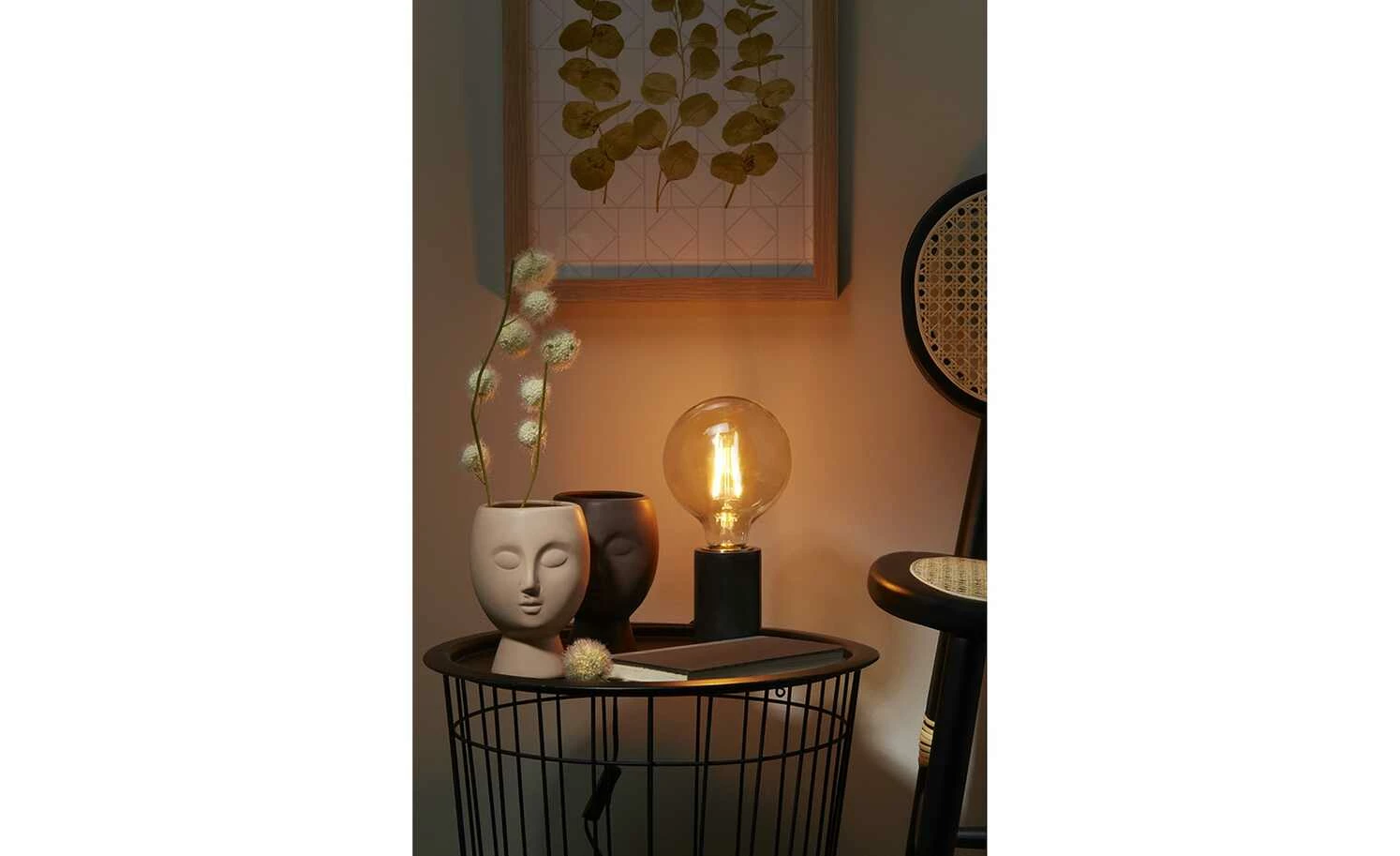 for friends Mamor-Tischleuchte, 1-flammig schwarz