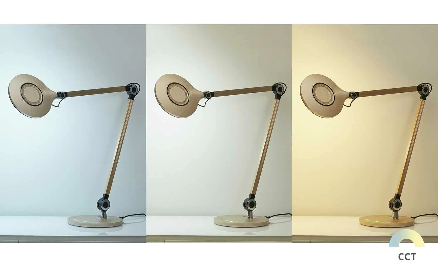 Meisterleuchten LED-Schreibtischleuchte, 1-flammig, Rosegoldfarben – Bild 2