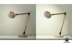 Meisterleuchten LED-Schreibtischleuchte, 1-flammig, Rosegoldfarben