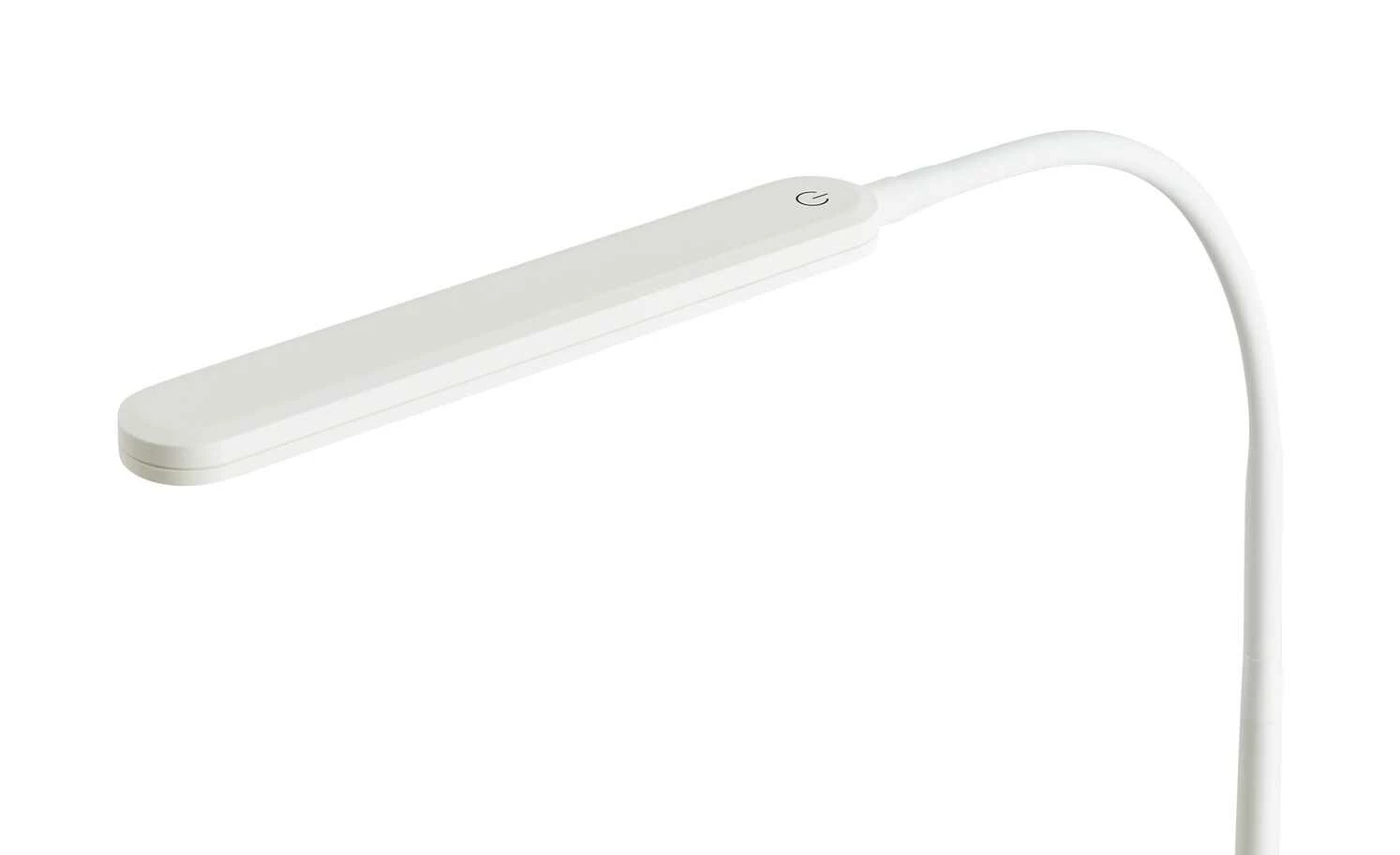 KHG LED-Stehleuchte, 1-flammig,weiß mit Schwanenhals – Bild 4