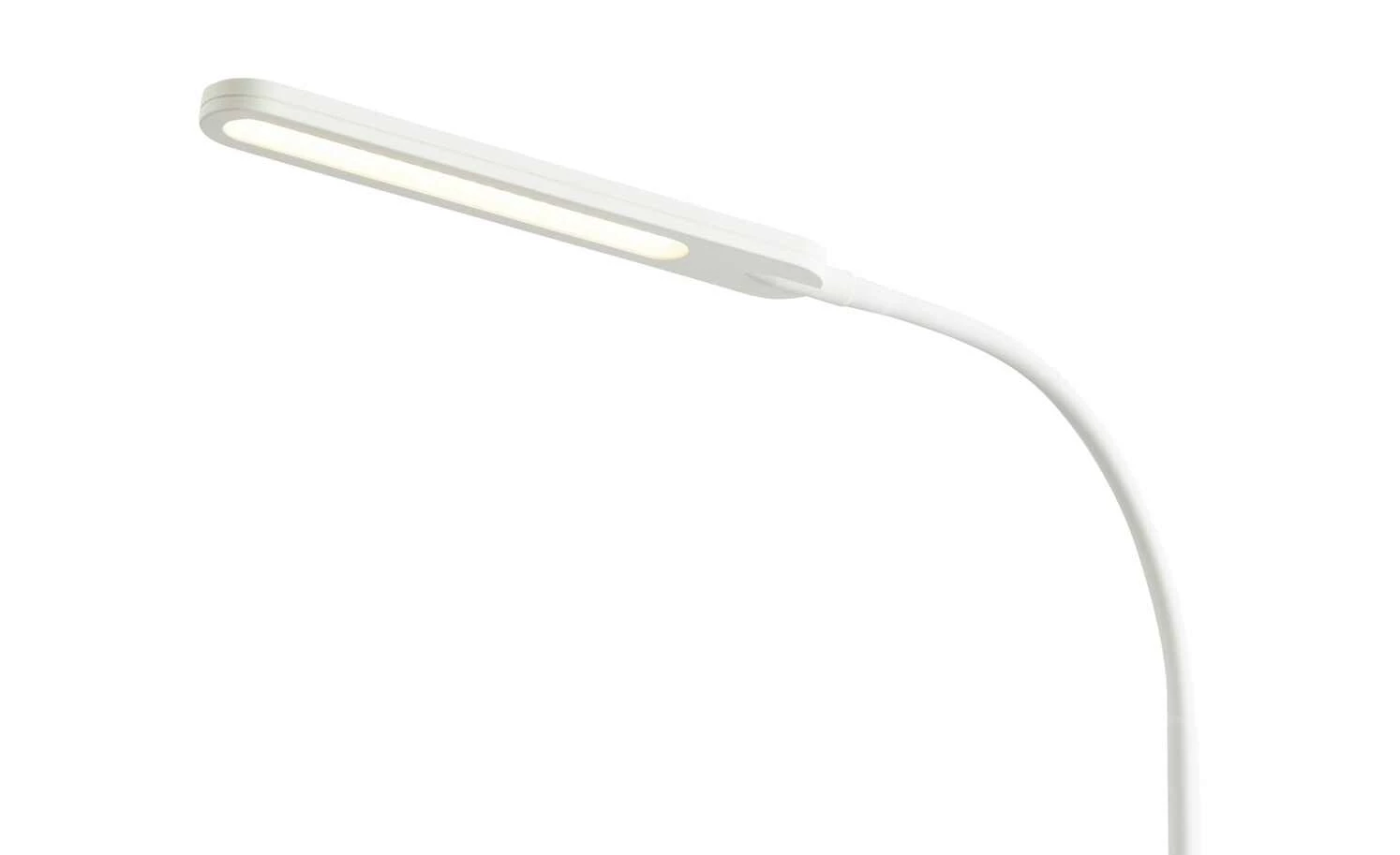 KHG LED-Stehleuchte, 1-flammig,weiß mit Schwanenhals – Bild 5