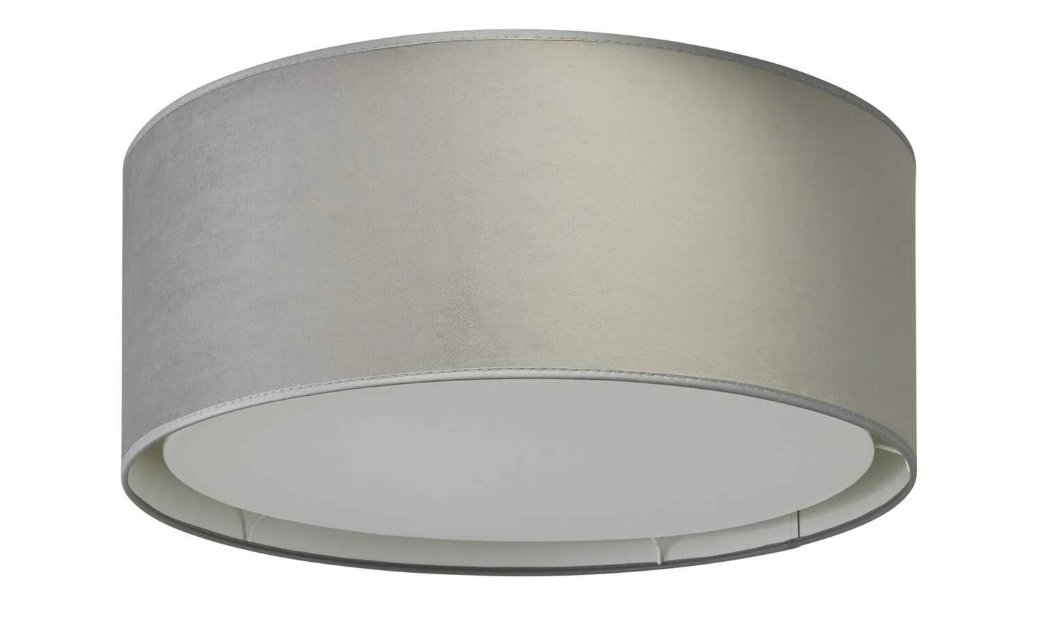 Deckenleuchte, 1-flammig, samt grau – Bild 2