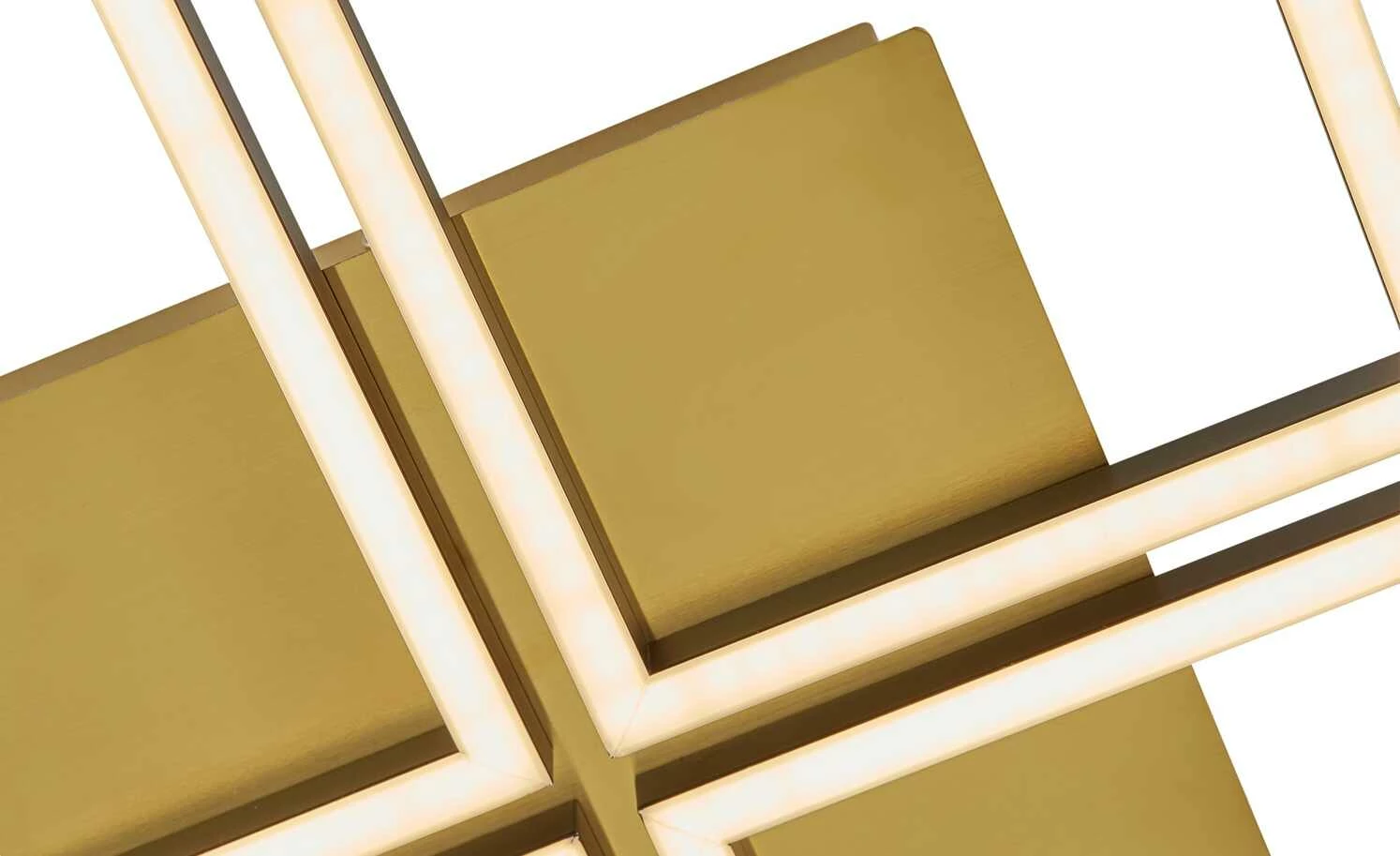 HOME STORY LED-Deckenleuchte, 4-flammig, schwarz/goldfarben – Bild 5