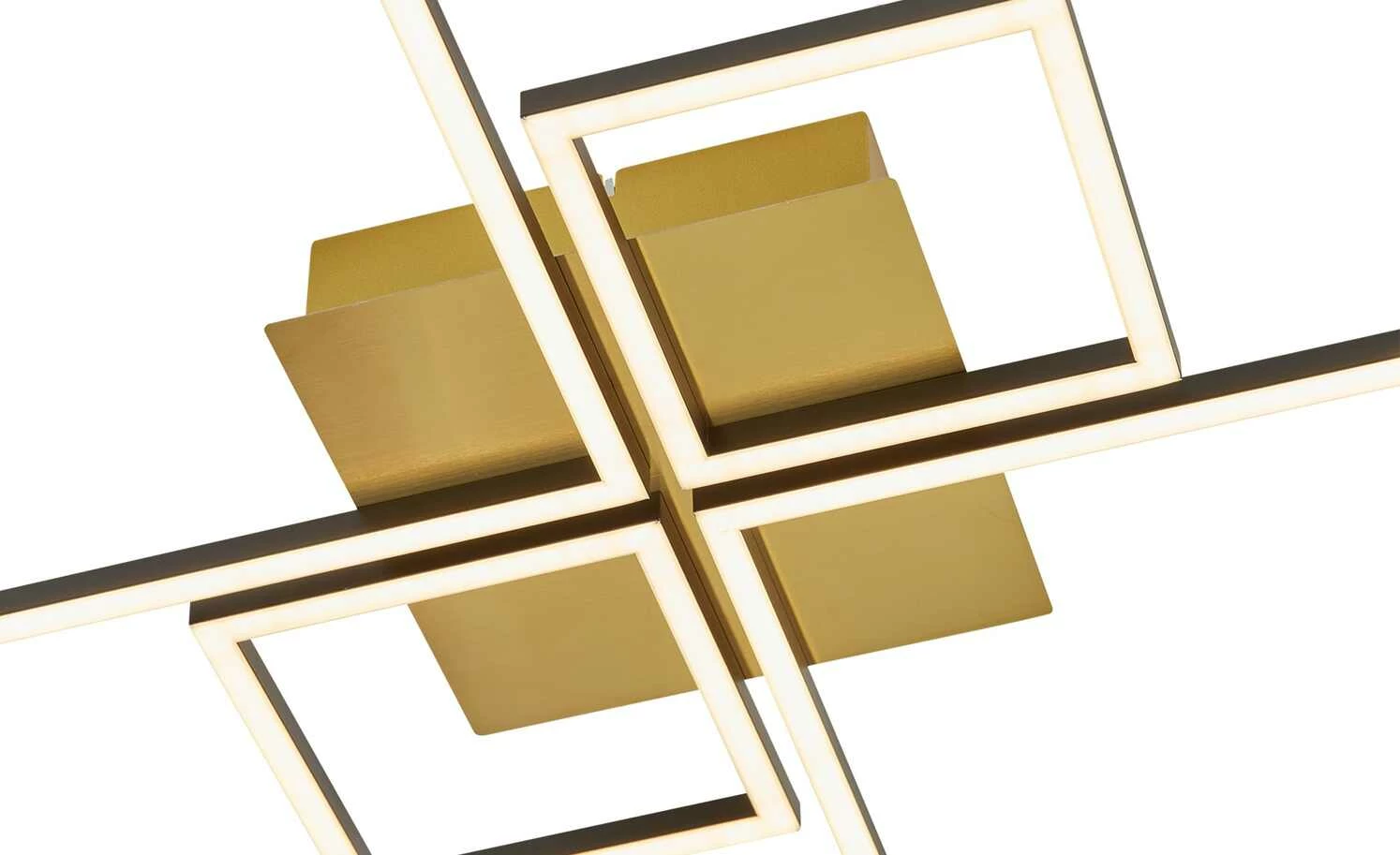 HOME STORY LED-Deckenleuchte, 4-flammig, schwarz/goldfarben – Bild 6