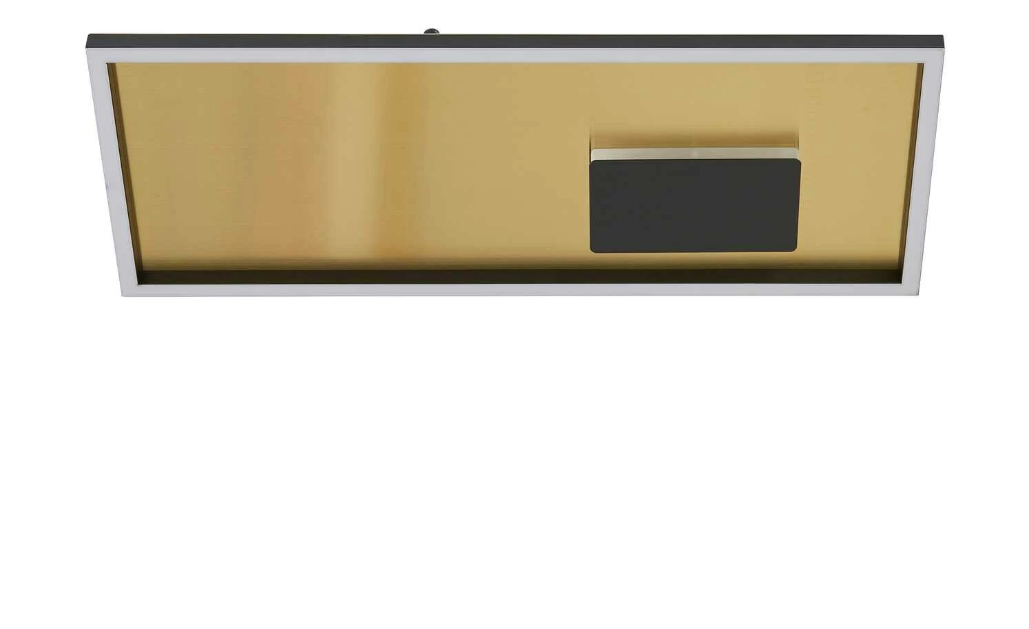 HOME STORY LED-Deckenleuchte, schwarz/goldfarben rechteckig – Bild 5