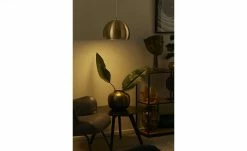 HOME STORY Pendelleuchte, 1-flammig, messing-matt | Goldfarben