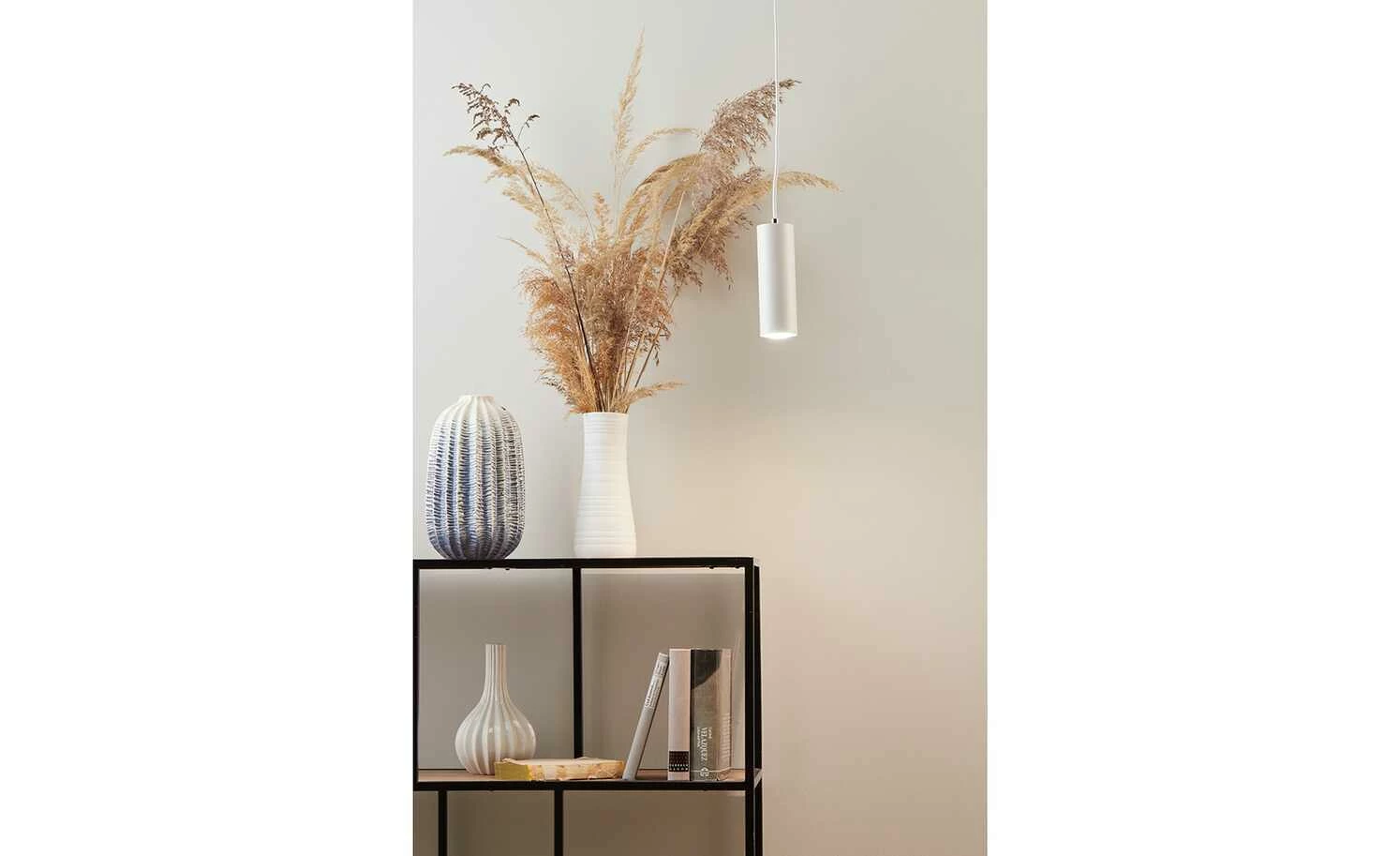 Trio Pendelleuchte, 1-flammig, weiß