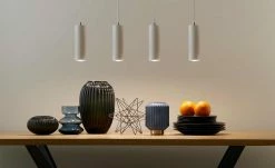 Trio Pendelleuchte, 2-flammig, weiß