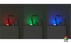 Meisterleuchten LED-Tischleuchte, 1-flammig, weiß/rose´