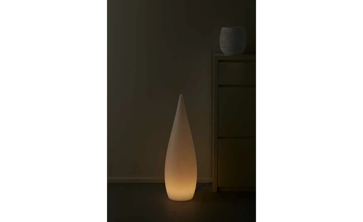 Trio Außentischleuchte weiß mit Fernbedienung – Bild 2