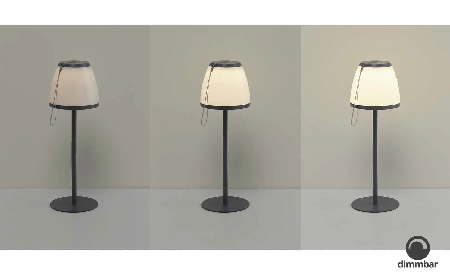 Trio Außen-Tischleuchte, anthrazit