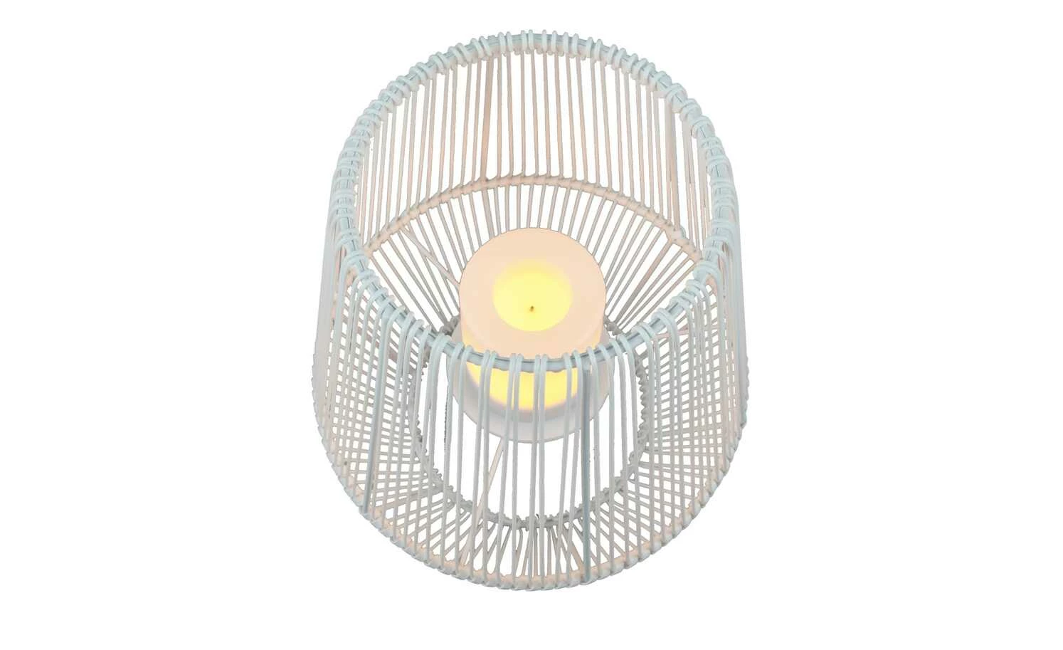 Trio Solar-Außen-Tischleuchte, weiß – Bild 3