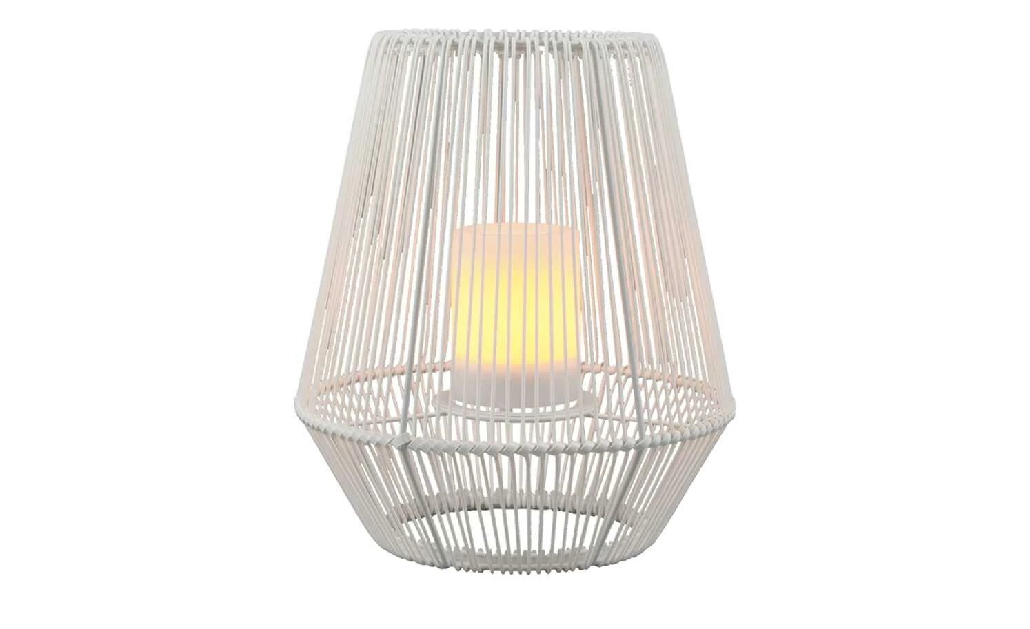 Trio Solar-Außen-Tischleuchte, weiß – Bild 7