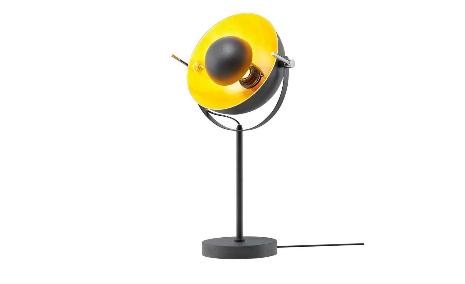 KHG Tischleuchte, 1-flammig, schwarz/goldfarben – Bild 4