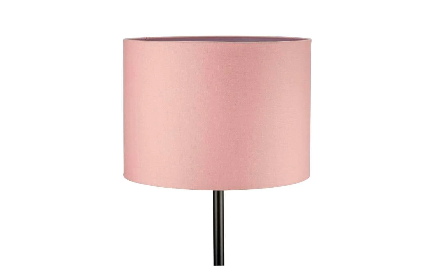 Stehleuchte, 1-flammig, Stoffschirm rosa – Bild 5
