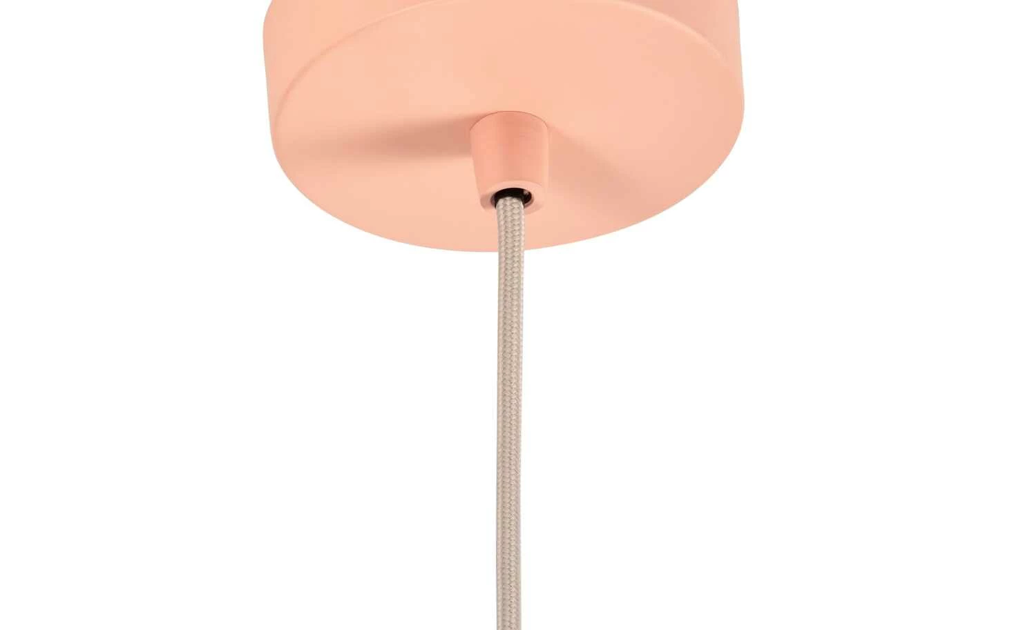 Pendelleuchte, 1-flammig Metall/rosa – Bild 6