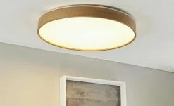 KHG LED-Deckenleuchte, 1-flammig, Eichenholz ´groß´