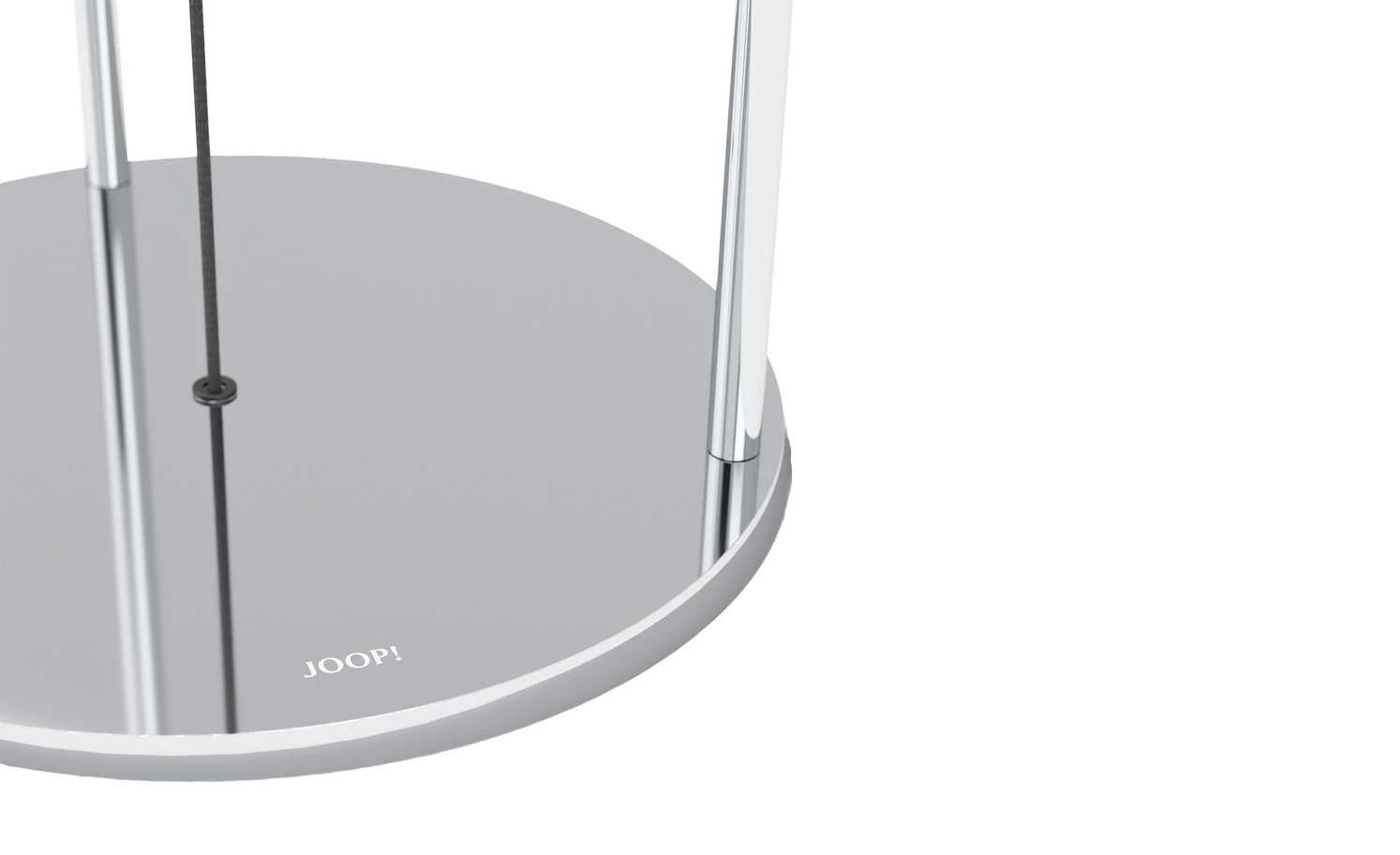 Stehleuchte 1-flammig Textil Round Lights Chrome – Bild 5