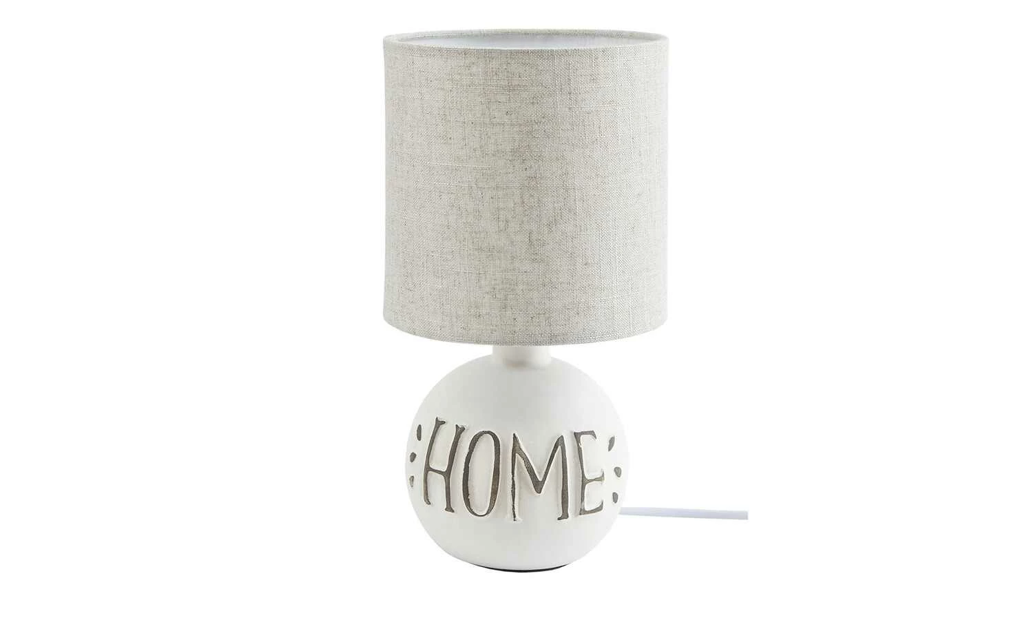 Trio Keramik-Tischleuchte, 1-flammig, grau ´Home` – Bild 2
