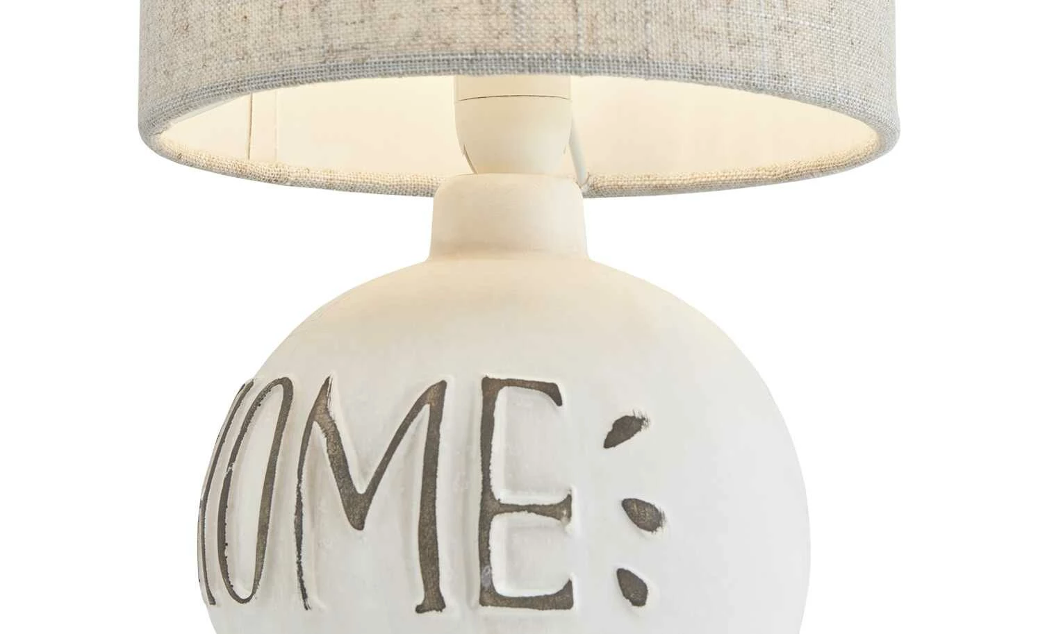 Trio Keramik-Tischleuchte, 1-flammig, grau ´Home` – Bild 6