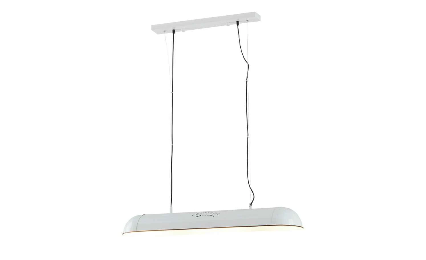 Pendelleuchte, 4-flammig, Metall weiß – Bild 3