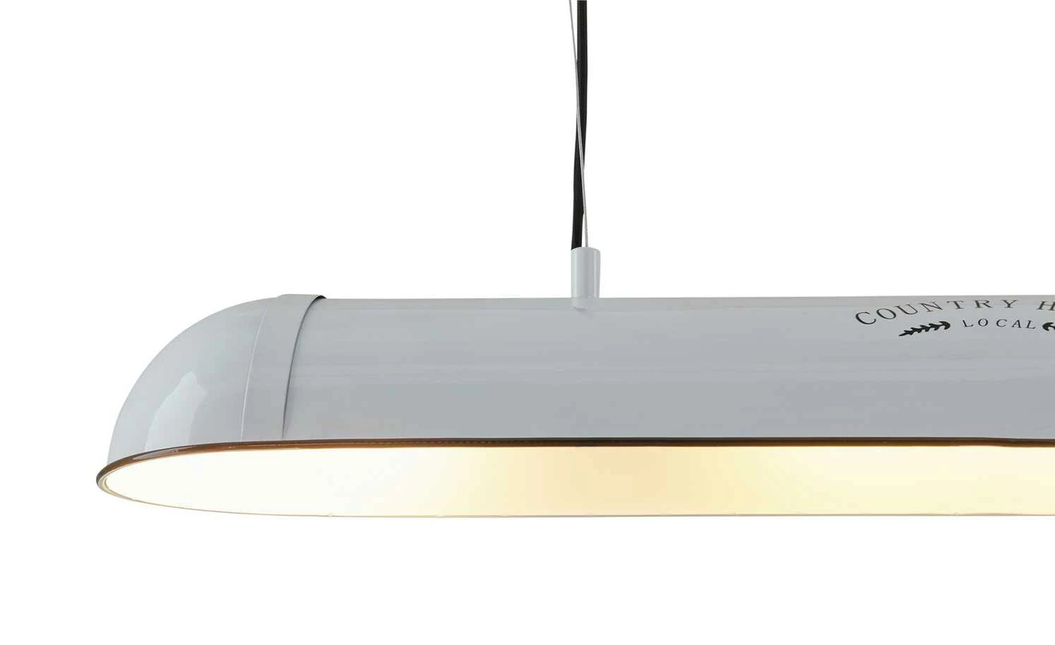 Pendelleuchte, 4-flammig, Metall weiß – Bild 4