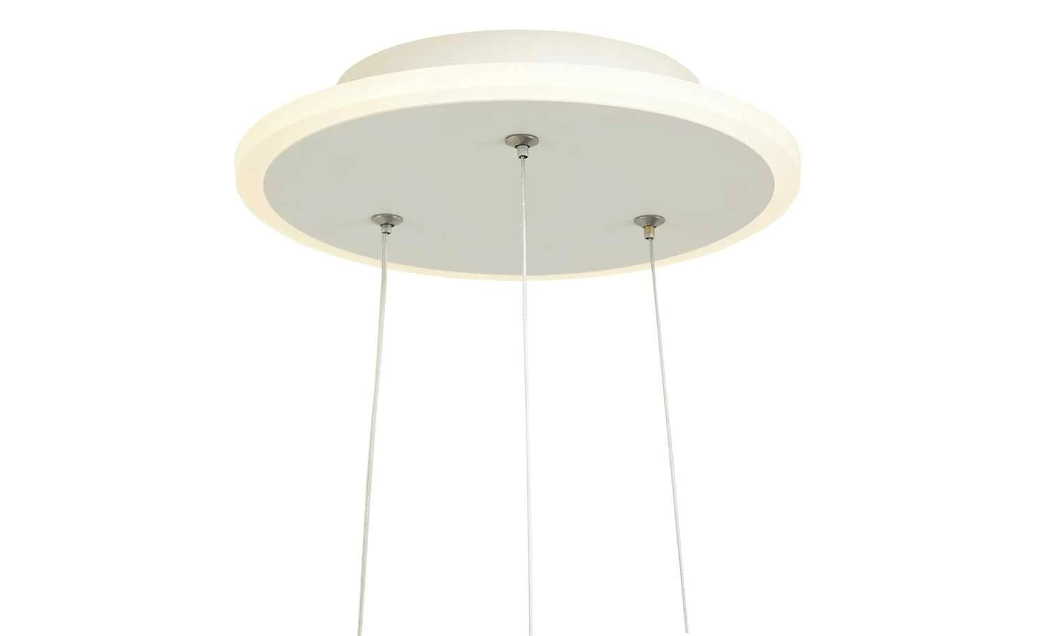 Wofi LED-Pendelleuchte, weiß mit indirekter Beleuchtung – Bild 10