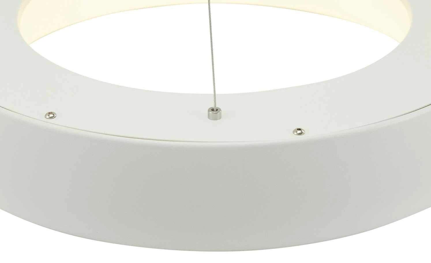 Wofi LED-Pendelleuchte, weiß mit indirekter Beleuchtung – Bild 11