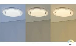 Trio LED-Deckenleuchte, weiß Starlight-Effekt ´groß´ | 18|W