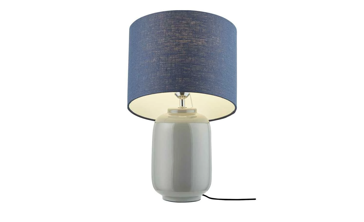 B-Leuchten Tischleuchte, 1-flammig, Keramik grau | Blau – Bild 5