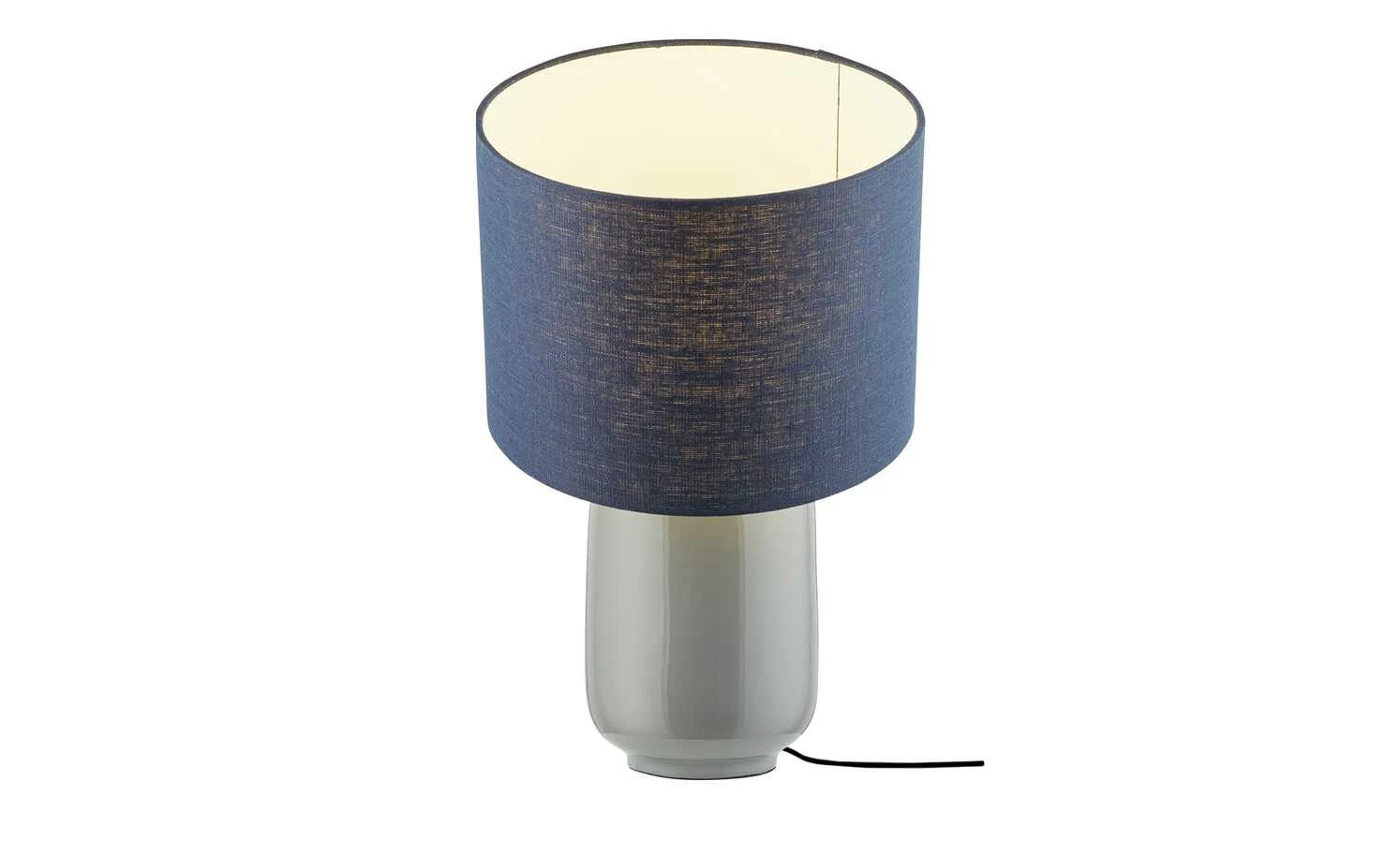 B-Leuchten Tischleuchte, 1-flammig, Keramik grau | Blau – Bild 6