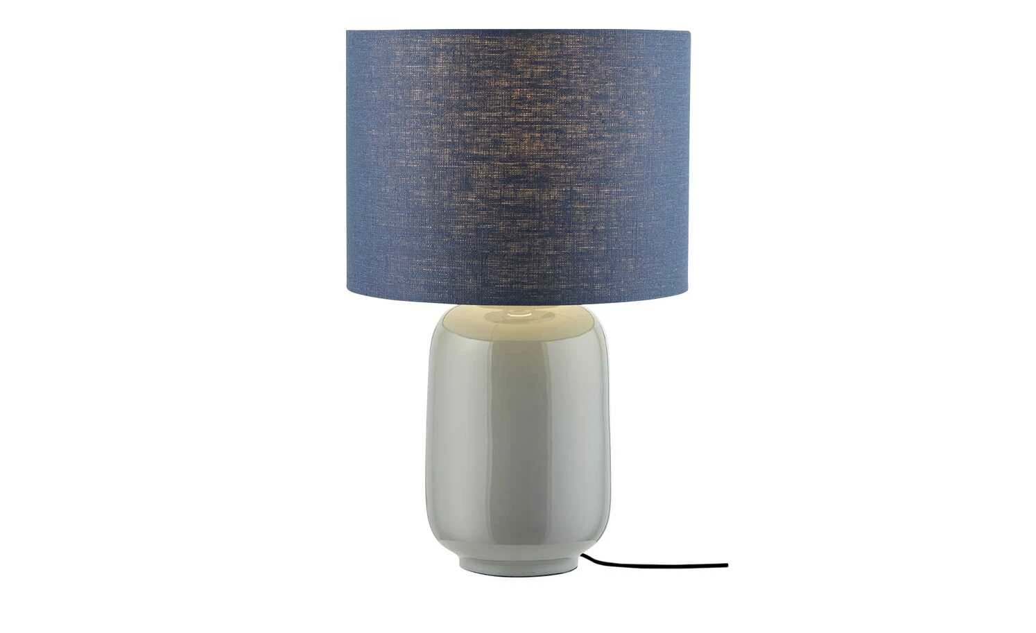 B-Leuchten Tischleuchte, 1-flammig, Keramik grau | Blau – Bild 10