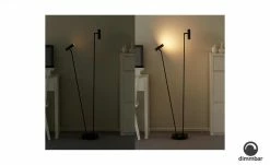 B-Leuchten LED-Stehleuchte, 2-flammig, schwarz