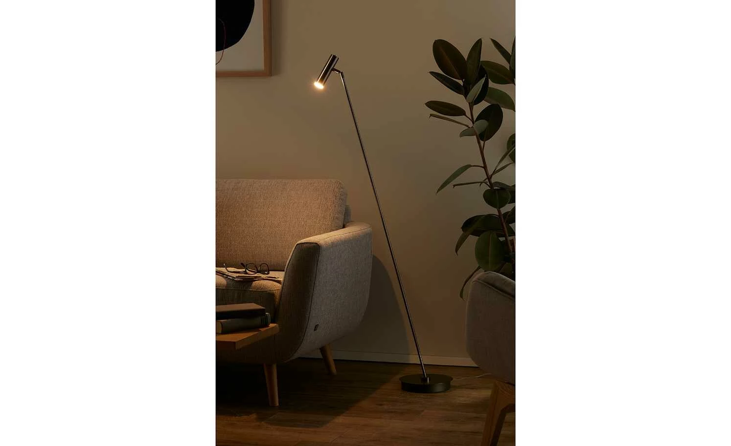 B-Leuchten LED-Stehleuchte, 1-flammig, bronzefarben – Bild 2